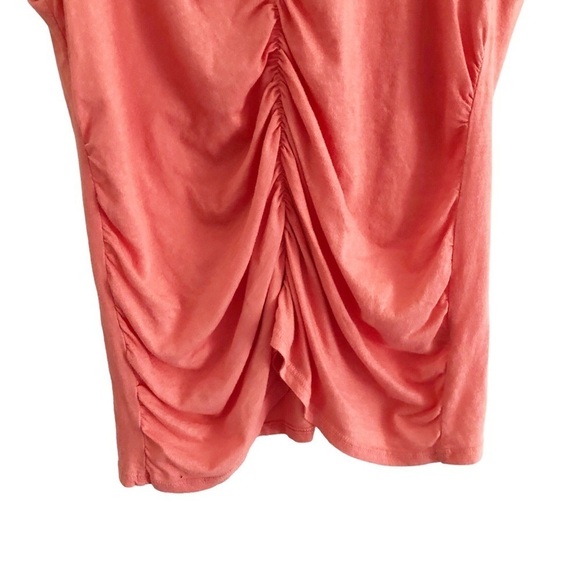 LAmade Tank Top Naomi Shirred Front Orange Small - Picture 7 of 14